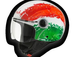 CASCO AIROH COMPACT CCPFLA38 FLAG/BANDIERA ITALIA