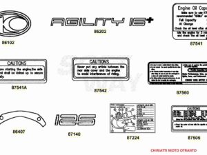 KYMCO AGILITY PLUS - ADESIVI