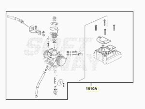 KYMCO AGILITY R16 PLUS E4 2016 - CARBURATORE