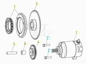 VOGE BRIVIDO 125R 2023 - MOTORINO AVVIAMENTO