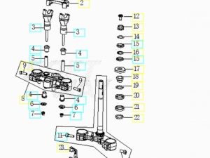 VOGE BRIVIDO 125R 2023 - ALBERO STERZO