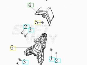 VOGE BRIVIDO 125R 2023 - FANALE POSTERIORE