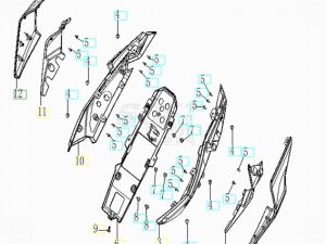 VOGE BRIVIDO 125R 2023 - FIANCHETTI POSTERIORI
