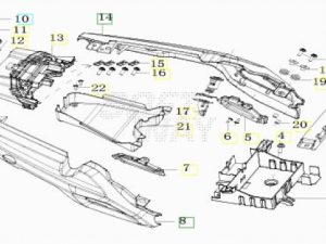 VOGE VALICO 525DSX 2023 - CARROZZERIA POSTERIORE - FANALE