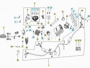 VOGE BRIVIDO 125R 2023 - DISPOSITIVI ELETTRICI